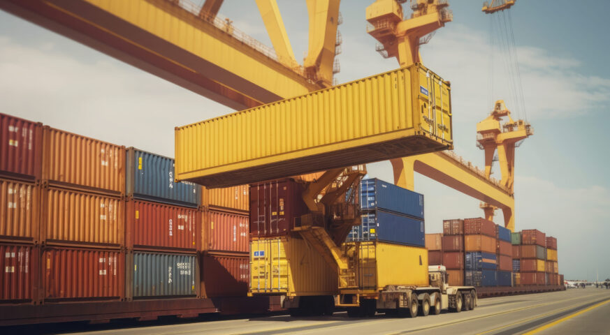 huge-cargo-crane-harbor-loading-yellow-container-ai-generative